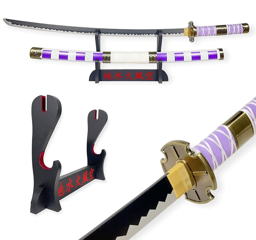 FÉENOMENN Katana One Piece Luffy Nidai Kitetsu Wooden Blade